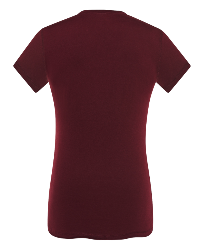camiseta de manga corta con cuello en V 