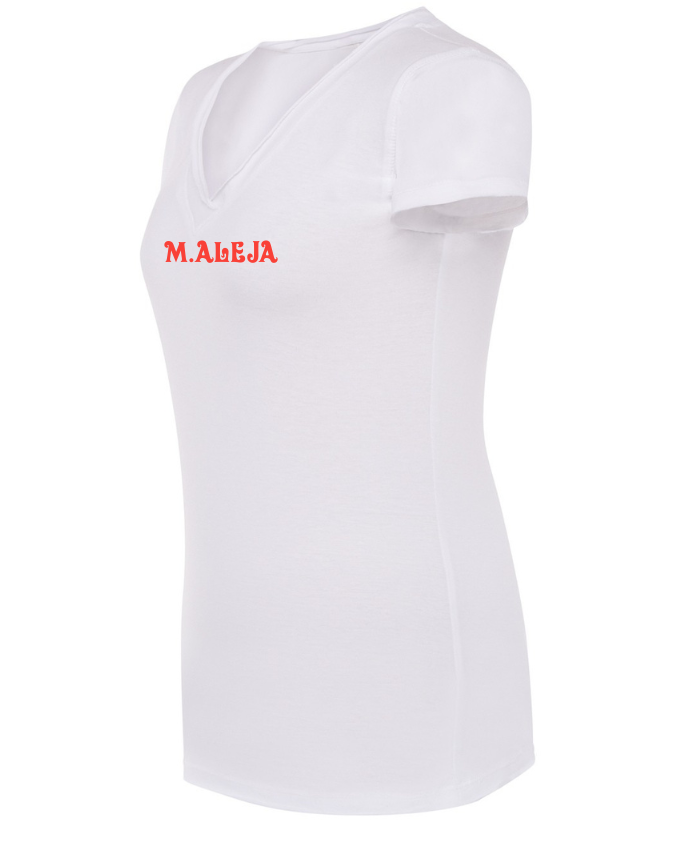T-Shirt Damen iberian fashion Kurzarm V-Ausschnitt modas Aleja